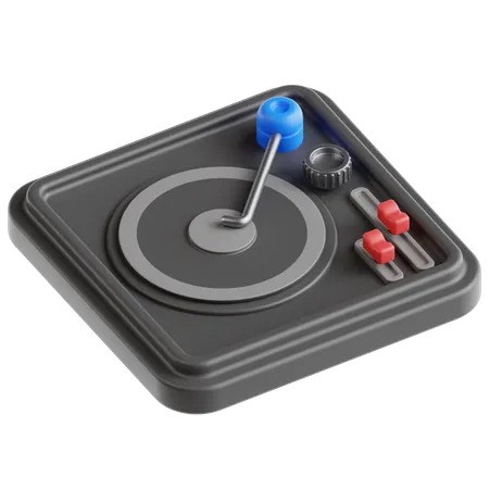 Vinyl Player  3D Icon