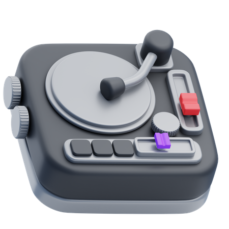 Vinyl Player  3D Icon