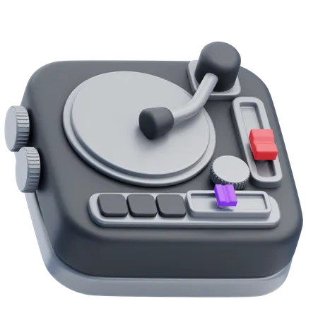 Vinyl Player  3D Icon