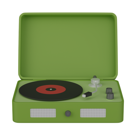 Vinyl player  3D Icon