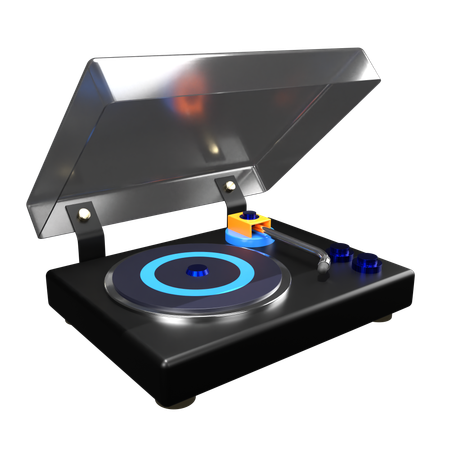 Vinyl Player  3D Icon