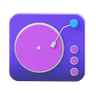 vinyl player emoji 3d
