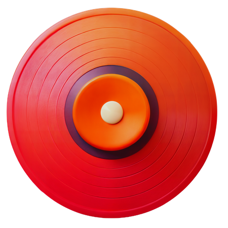 Vinyl Record  3D Icon