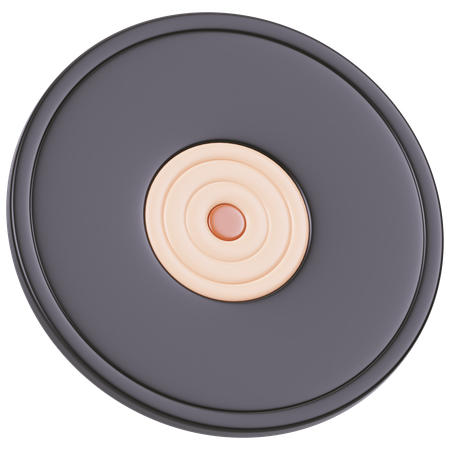 Vinyl Record  3D Icon
