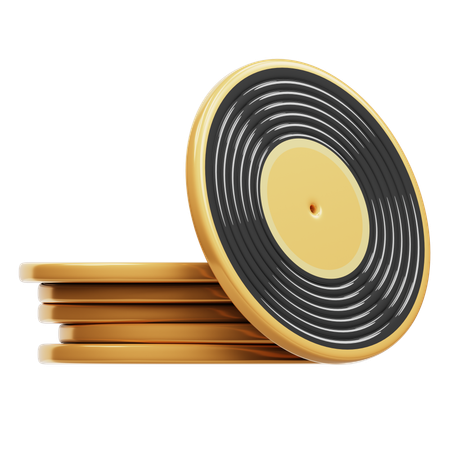 Vinyl Record  3D Icon