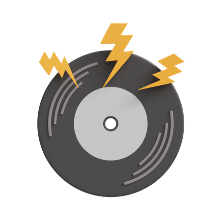 Vinyl Record  3D Icon