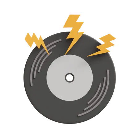 Vinyl Record  3D Icon