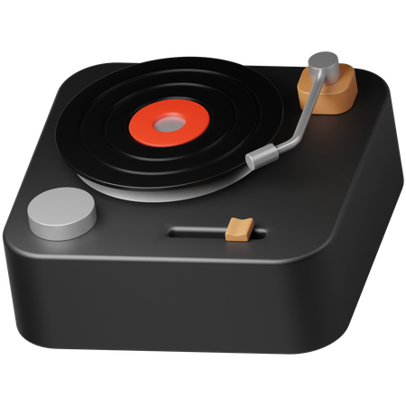 Vinyl Record  3D Icon