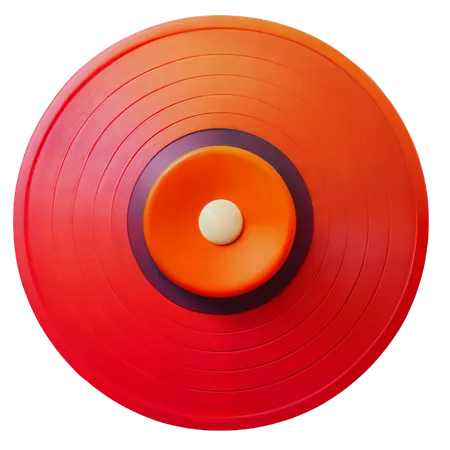 Vinyl Record  3D Icon