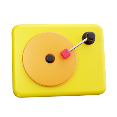 Schallplatte  3D Icon