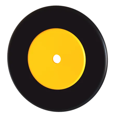 Vinyl-Schallplatte  3D Icon