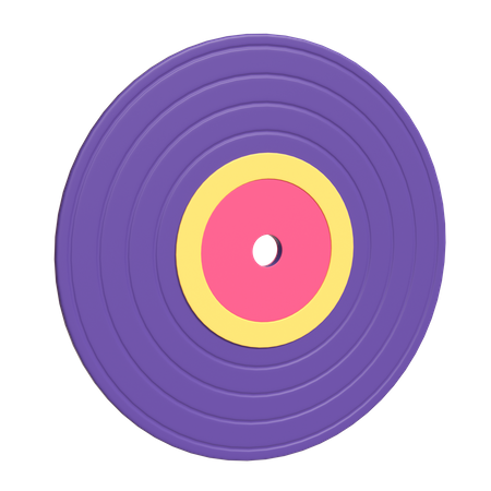 Vinyle  3D Icon