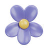 violet emoji 3d
