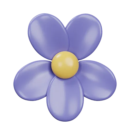 Violett  3D Icon