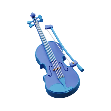 3 D Illustration Violin 3D Icon