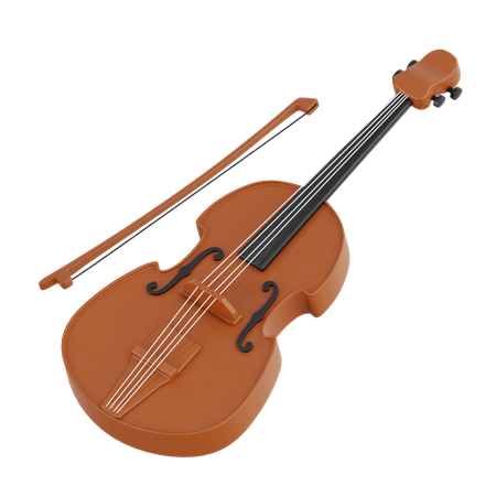 Violin  3D Icon