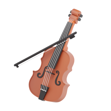 Violin  3D Icon