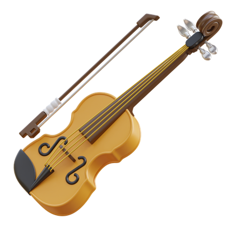 Violin  3D Icon