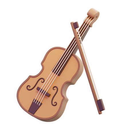 Violin  3D Icon