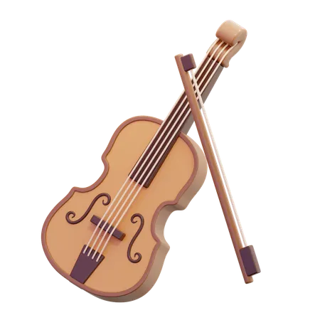 Violin  3D Icon