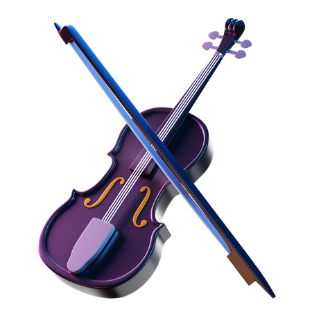 Violin  3D Icon