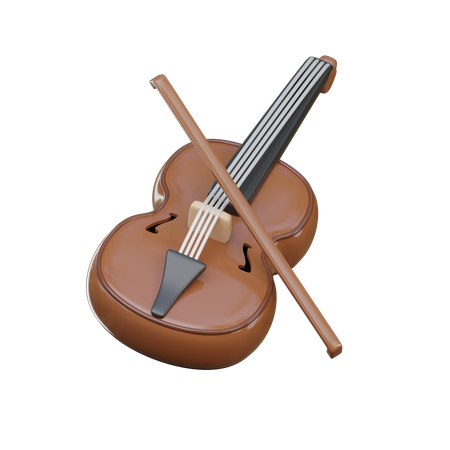 Violín  3D Icon
