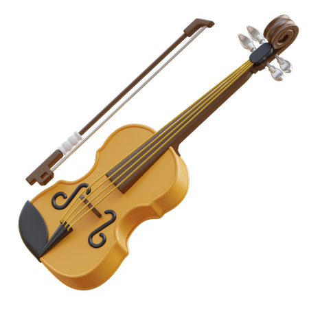 Violin  3D Icon