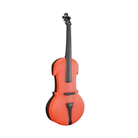 Violin  3D Illustration