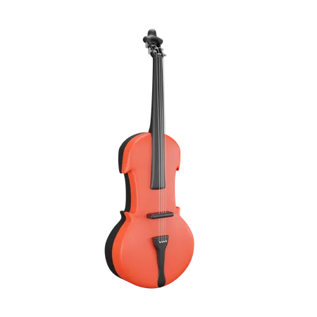 Violin  3D Illustration