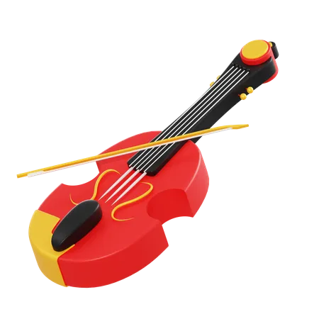 Violin  3D Illustration