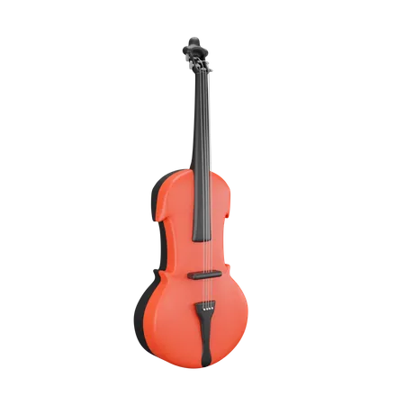 Violin 3D Illustration