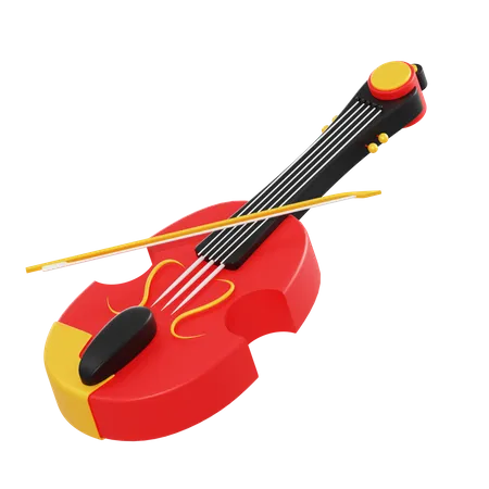 Geige  3D Illustration