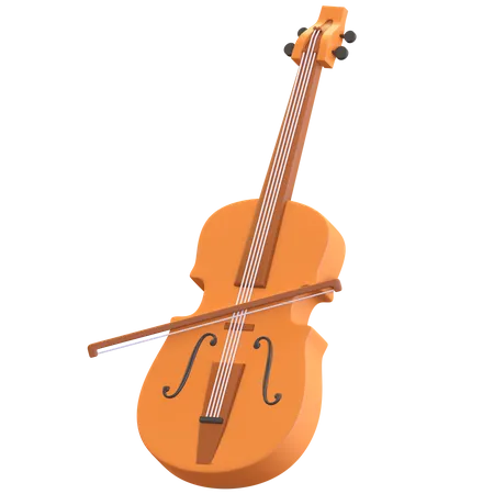 Geige  3D Illustration