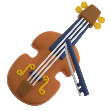 Violino  3D Icon