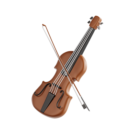 Violino  3D Icon