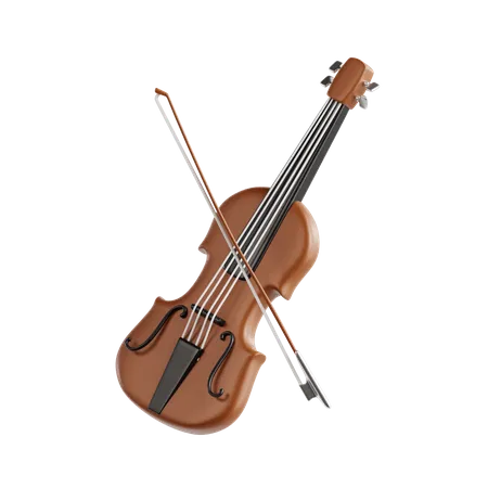 Violino  3D Icon