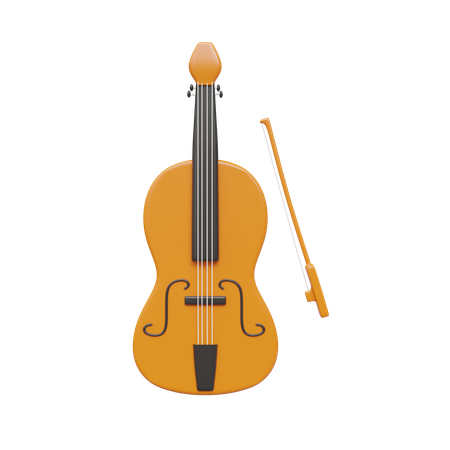 Violino  3D Icon