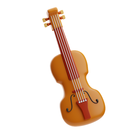 Violino  3D Icon