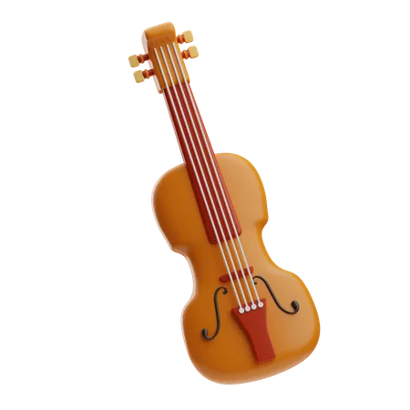 Violino  3D Icon