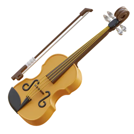 Violino  3D Icon