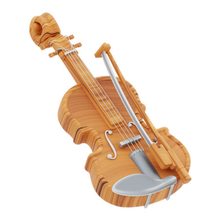 Violino  3D Icon