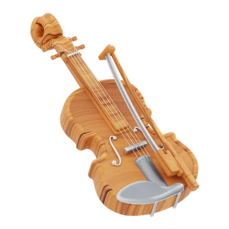 Violino  3D Icon