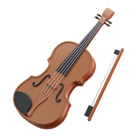 Violino  3D Icon