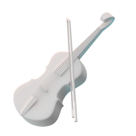 Violino  3D Icon