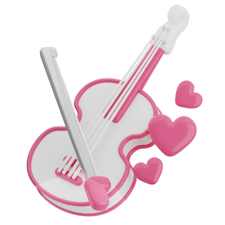 Violino  3D Icon