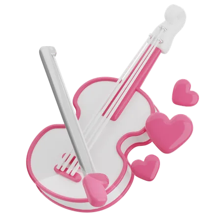 Violino  3D Icon