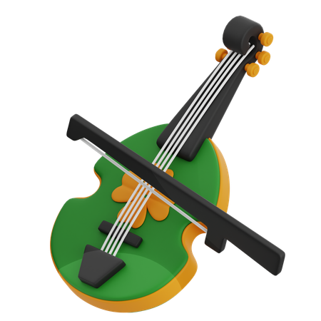 Violino  3D Icon