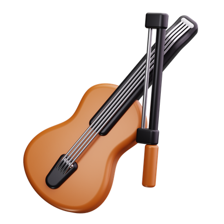 Violino  3D Icon