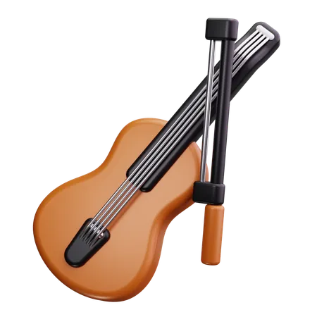 Violino  3D Icon