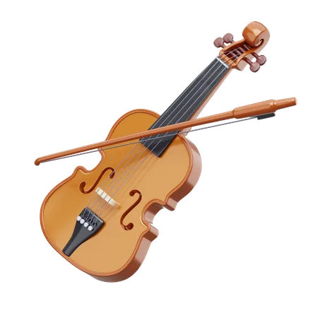 Violino  3D Icon